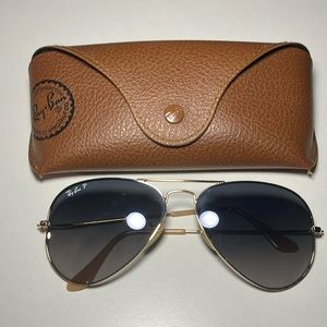 Polarized Ray-Bans with case